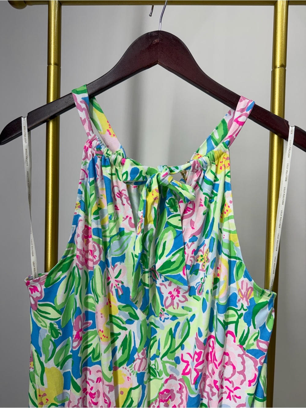 Lilly Pulitzer Shirelle Skirted Knit Romper
Multi Grove Garden Floral Medium NWT - Picture 8 of 8